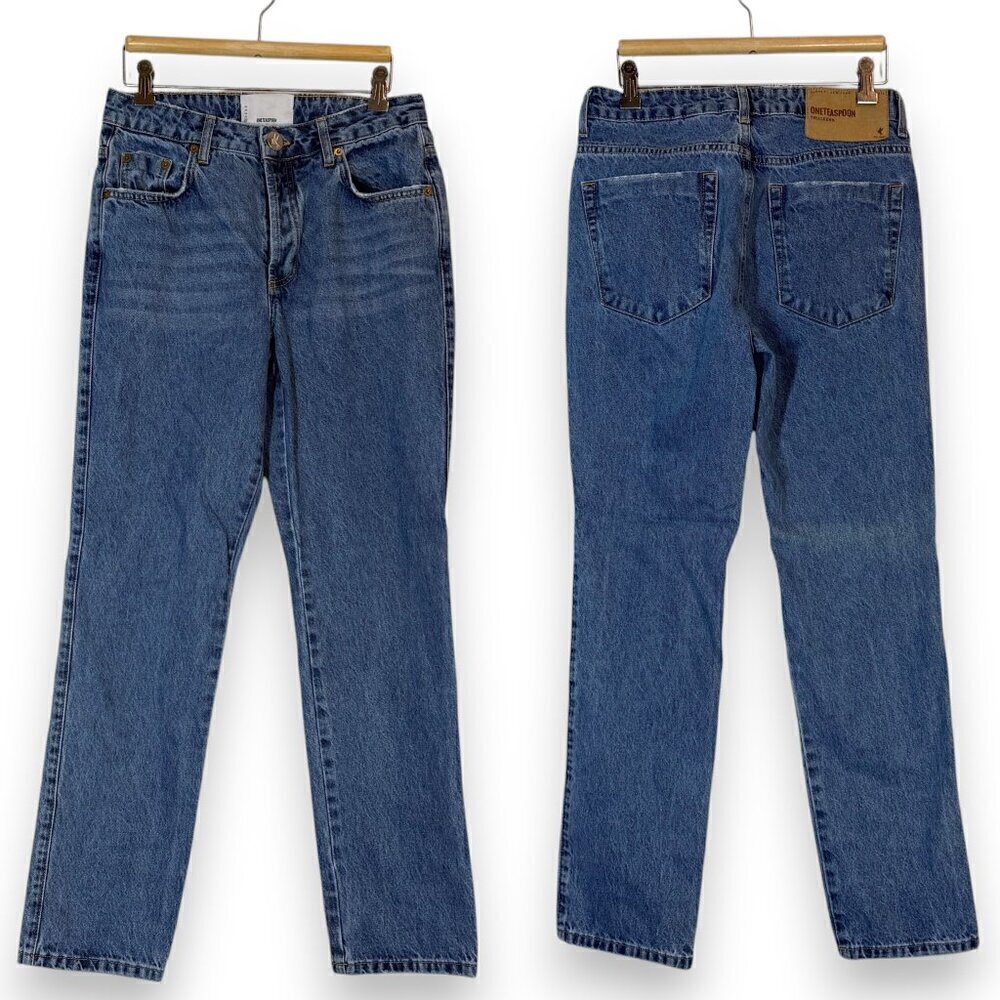 One Teaspoon Jeans Straight Leg Button Fly 26